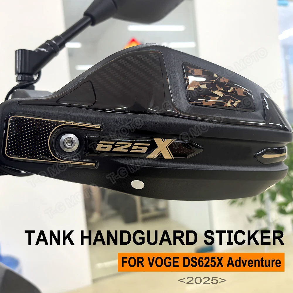For VOGE 625 DSX DS625 X DS 625X DS625X 2025 Adventure Tank Pad Gas Fuel Oil Kit Fairing Fender Handguard Protector Stickers