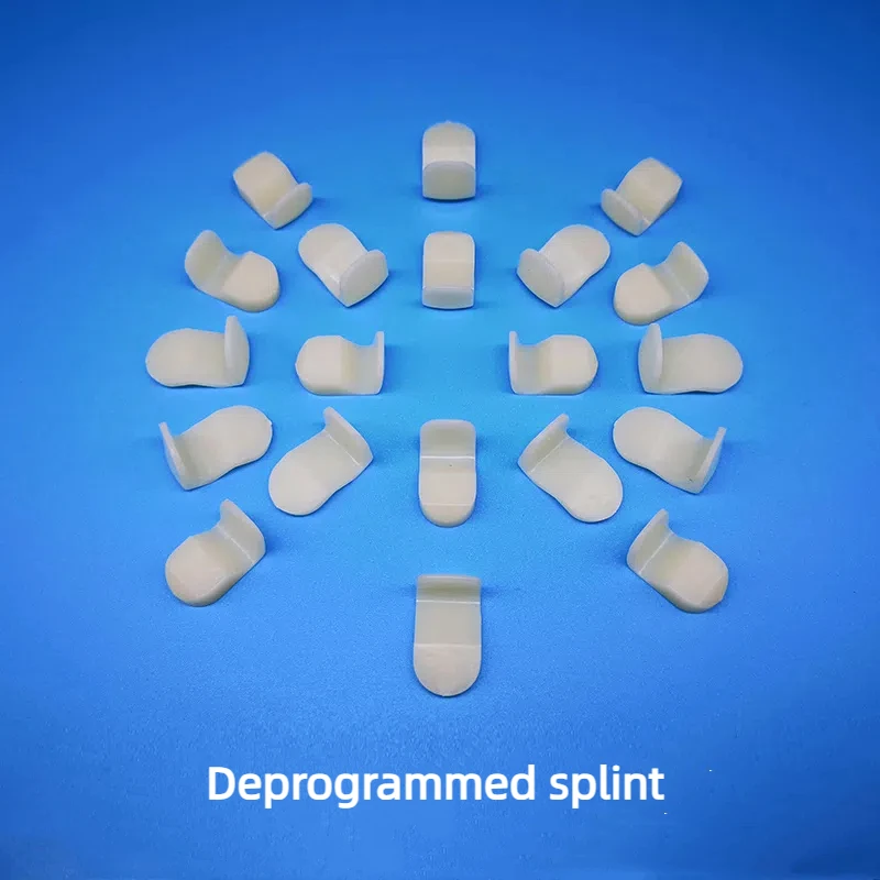 30 Pcs Dental Full Mouth Deprogrammed Splint Mandibular Bite Reconstruction to Determine Centric Relationship