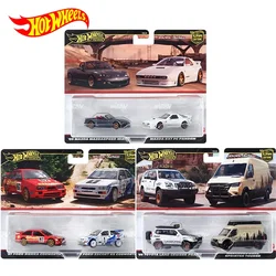 Hot Wheels-Jouets de culture de voiture d'origine pour garçons, Mercedes Benz, Toyota, Ford Sierra, Escort Mazda, Mazdaspeed, Jas7, Diecast, Premium, 1/64