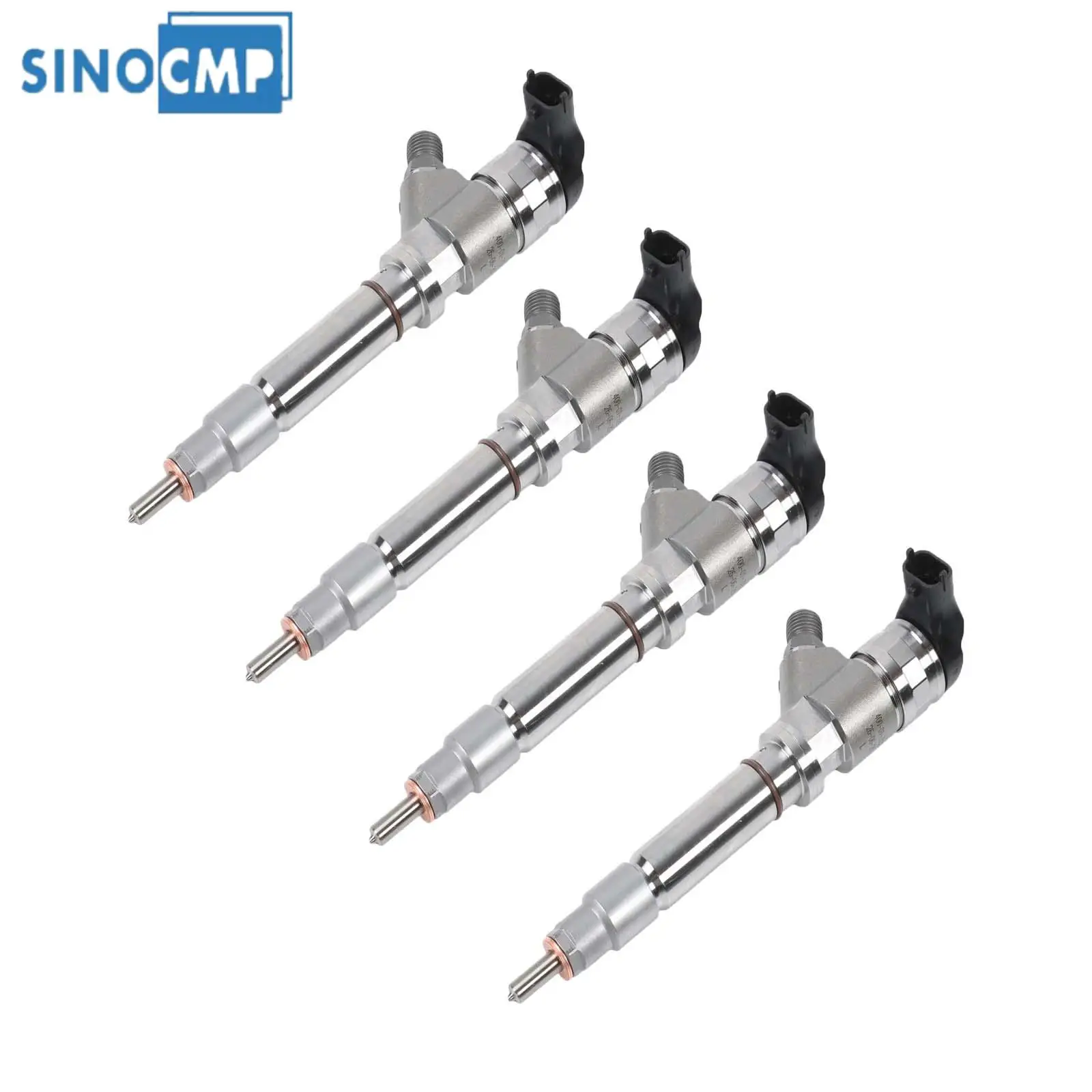 4PC 0445120027 Fuel Injector 97303657/897303657C/0986435504 For GMC/CHEVY EXPRESS SAVANA 2500 3500 6.6L 2004-2005 Excavator Part