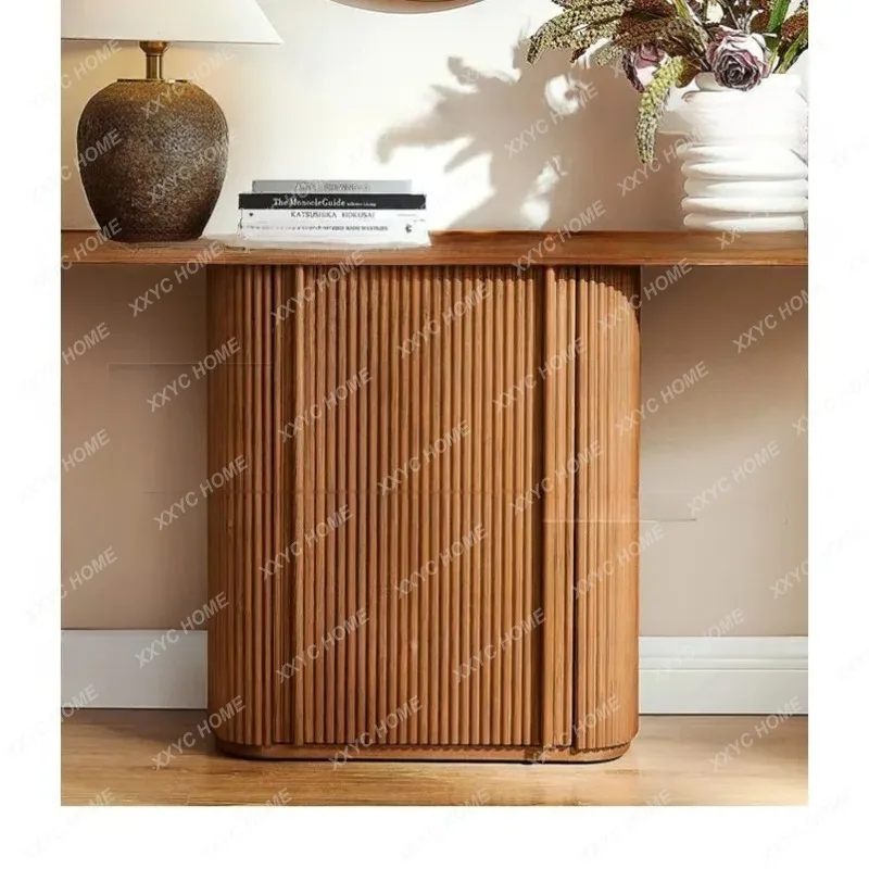 XXused  style entryway cabinet, modern minimalist entry-level storage cabinet, customizable