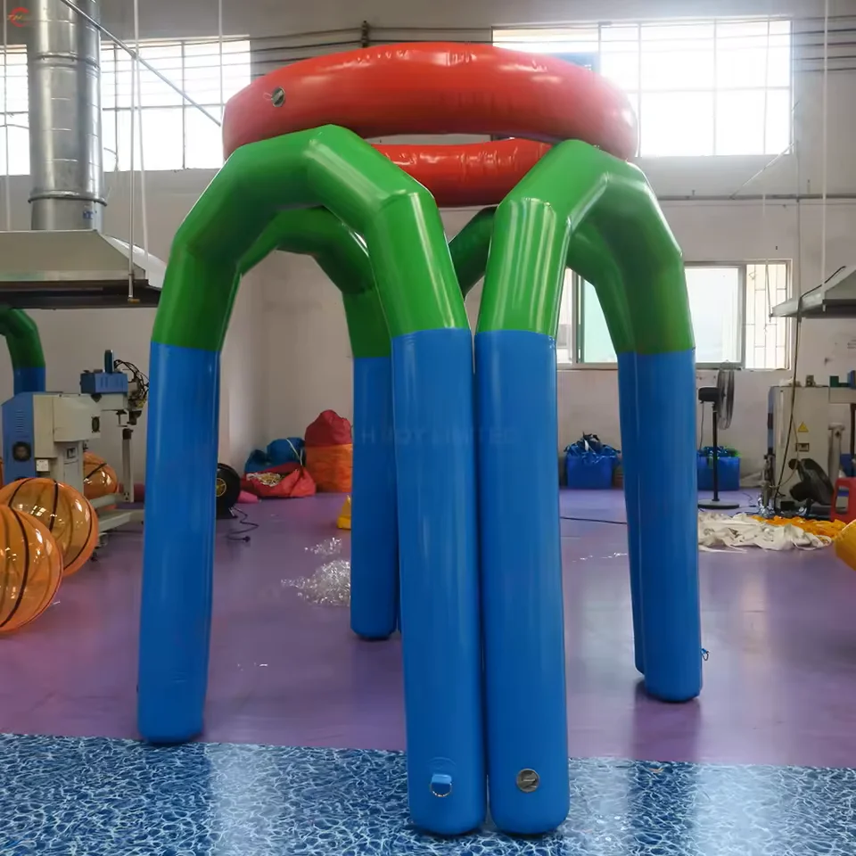 Giant inflatable basketball toss basketball hoop sport game carnival inflatable games for sale