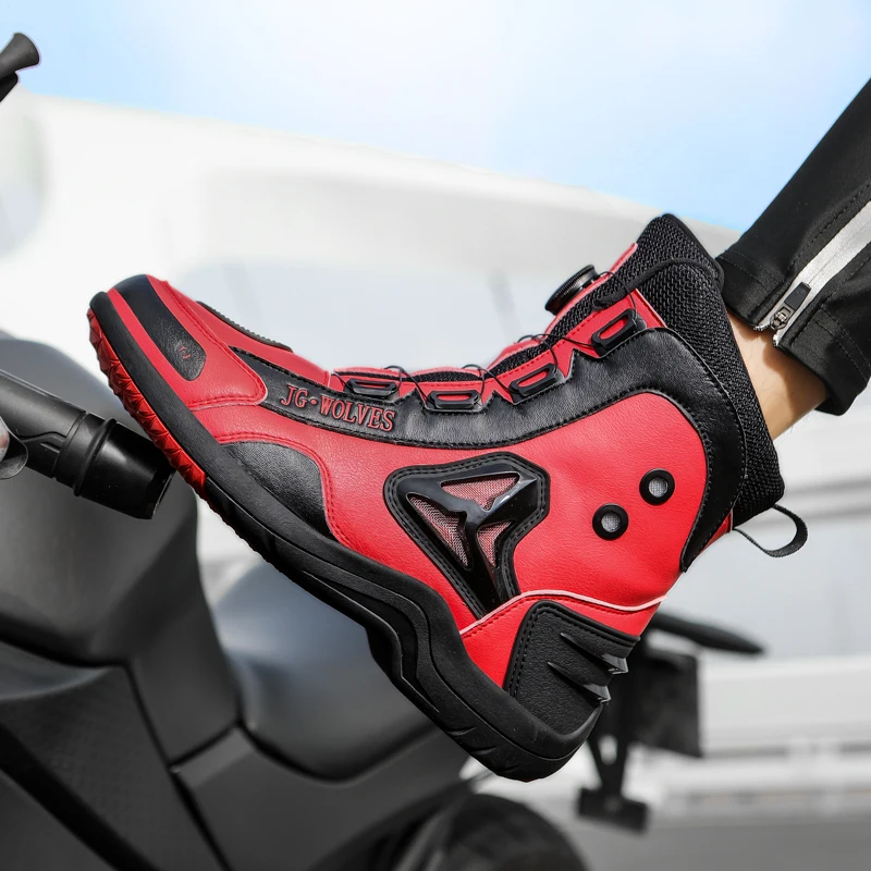 

Новые удобные защитные ботинки для верховой езды, мотоциклетные мужские четырехсезонные модные дышащие ботинки для отдыха с защитой от падения, обувь для езды по бездорожью