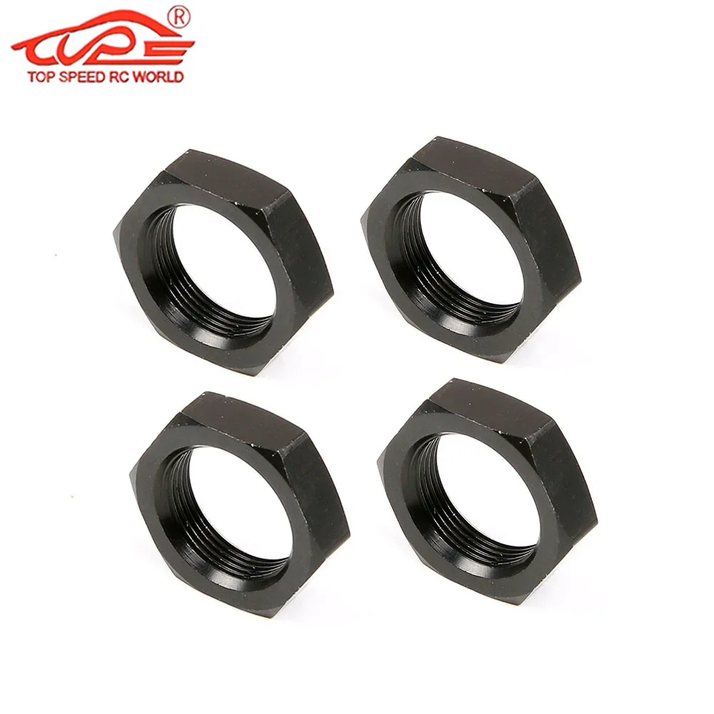 Metalen Wielnaaf 24mm Maat Moer 4 st voor 1/5 HPI ROFUN ROVAN KM Mcd Redcat Rcmk Baja 5B Ss Rc Auto Onderdelen