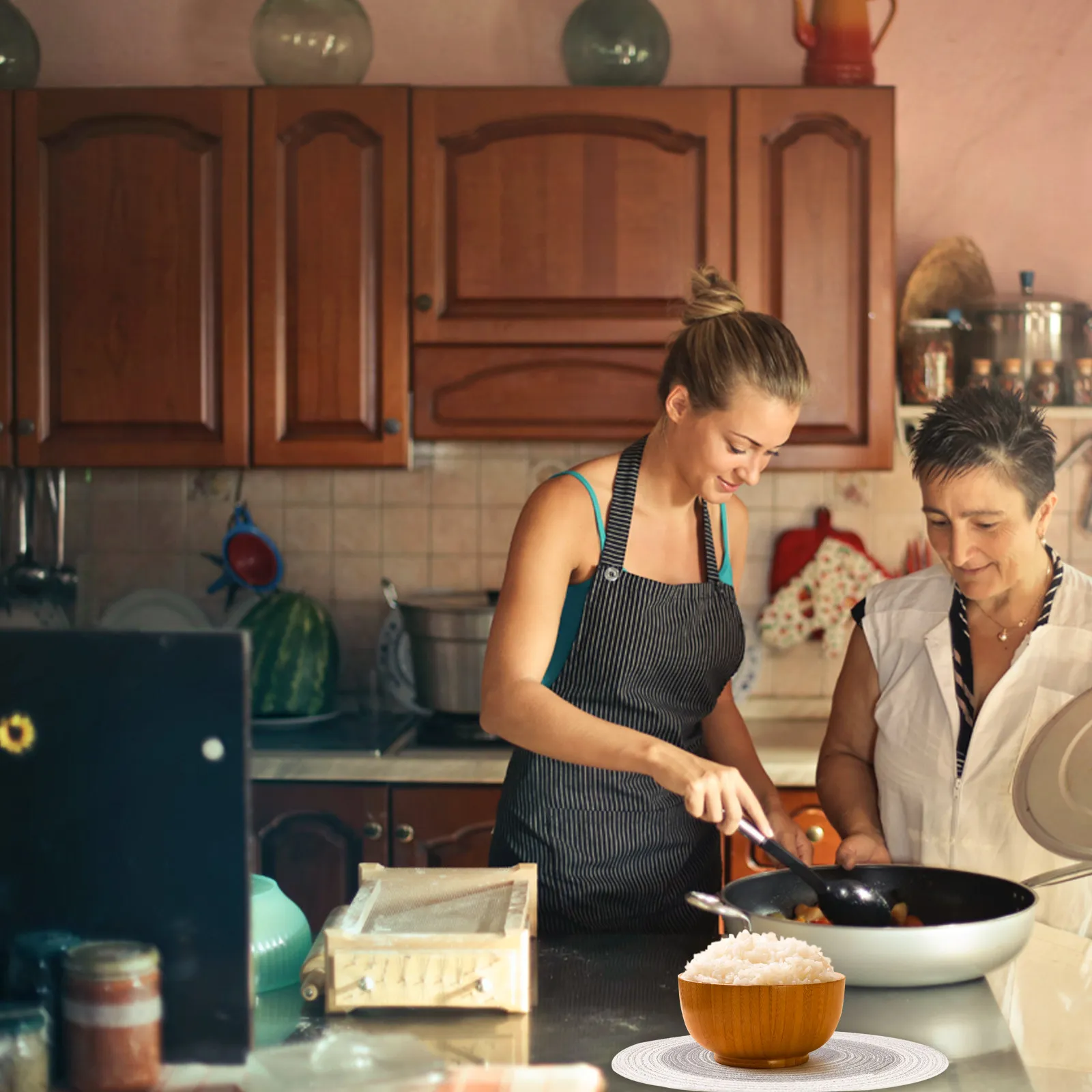 

Набор из 6 термоизоляционных салфеток из хлопковой пряжи, изысканное исполнение, праздничные подставки для стола, декоративные салфетки для сервировки стола