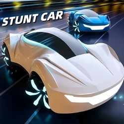 NEW cool sports car dual spray with sound and cool lights four-wheel drive science fiction concept car children's remote control