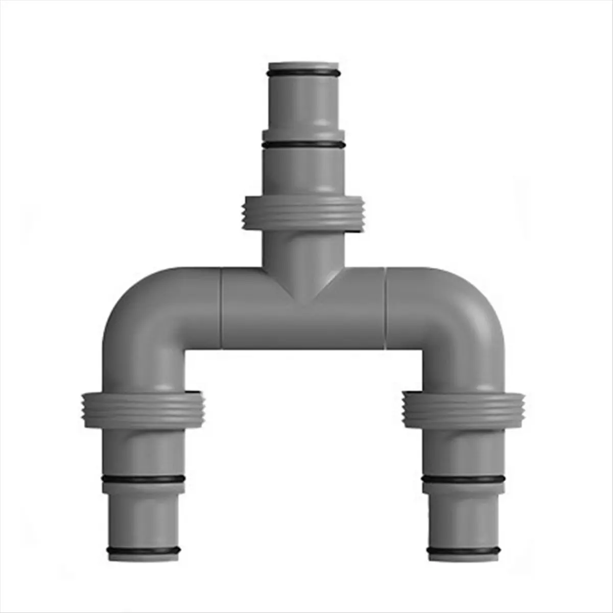 ABPF Swimming Pool Hose Connector 1.5in Three-Way Joint Pool Hose Connector