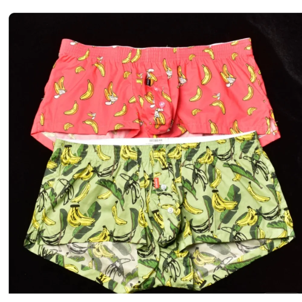 2026Fashionable2-piece fresh and natural style men's cotton men's flat pants cross-border flat pants 250503