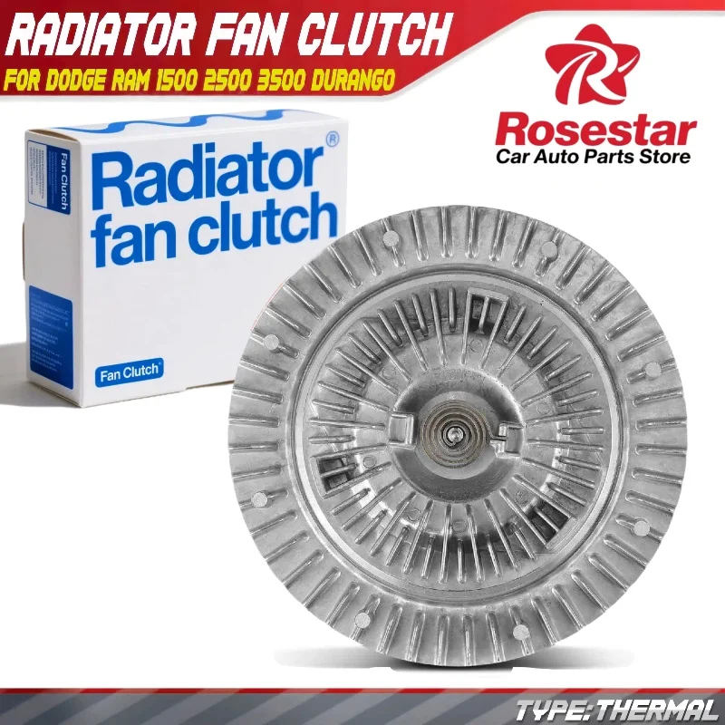 

Radiator Fan Clutch for Dodge Ram 1500 2500 3500 Dakota 1997-2004 Durango 98-03 52028799AB, 52028799AC, 52028837AA, 52028944AB