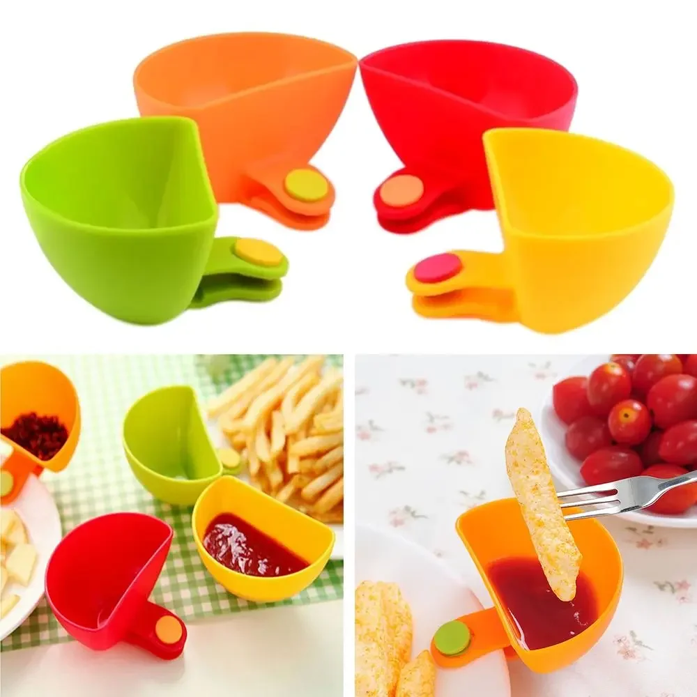 Dip Clip Kom Ketchup Cup Diverse Kruiden Kom Chips Clip Zout Suiker Salade Tomatenpuree Saushouder Gerecht Keuken Accessoires
