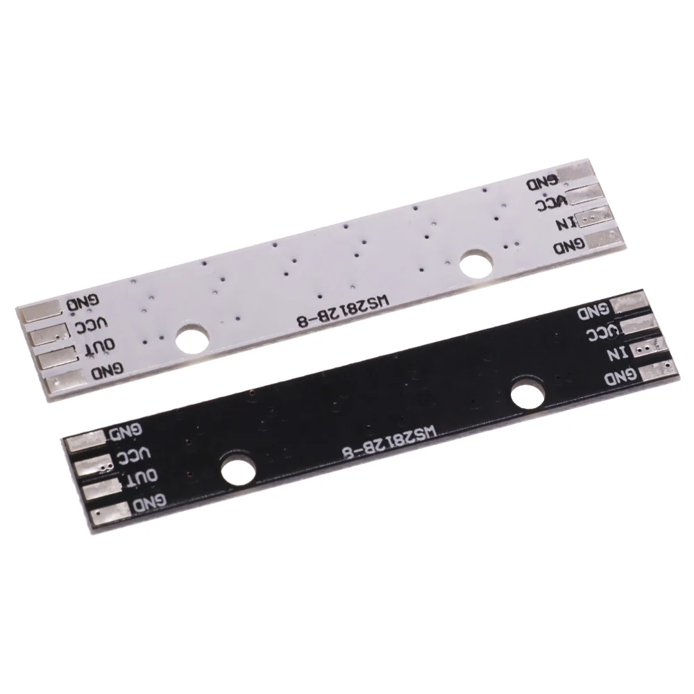 8*1Bit 8 Bits WS2812 WS 2811 5050 RGB Full LED Lamp Panel Module 5V WS2812B Rainbow LED Precise For Arduino 8 Channel Lights