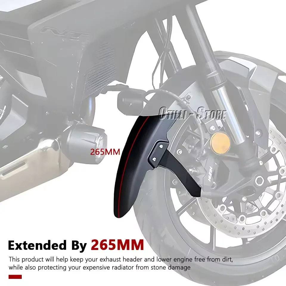 

Motorcycle Accessories Black Fender Splash Guard Front Mudguard Protection For Honda NT1100 NT 1100 2022 2023 2024