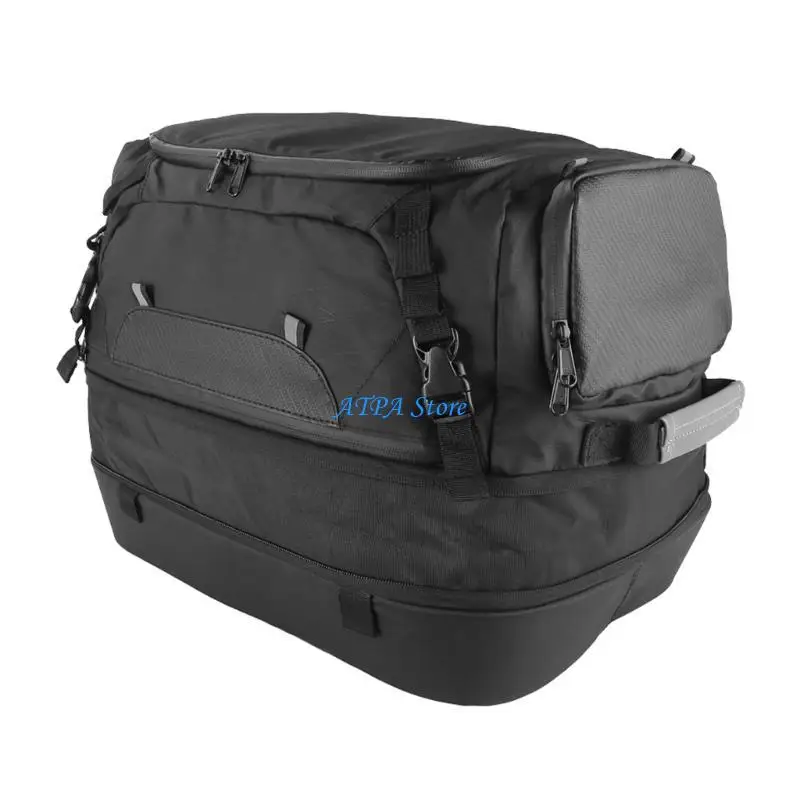 

U13C Secure Motorcycle Tail Rack Bag Practical & Waterproof Storage Bag for Riders