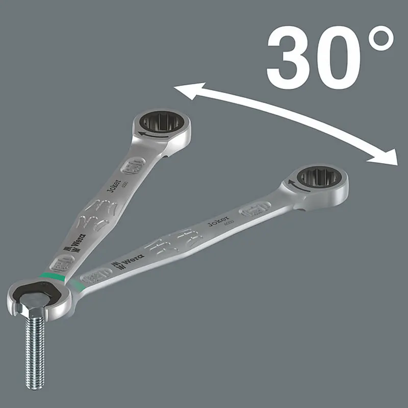 WERA Tools Open End Ring Wrench Series High Quality Materials Exquisite Workmanship Easy Operation High Work Efficiency