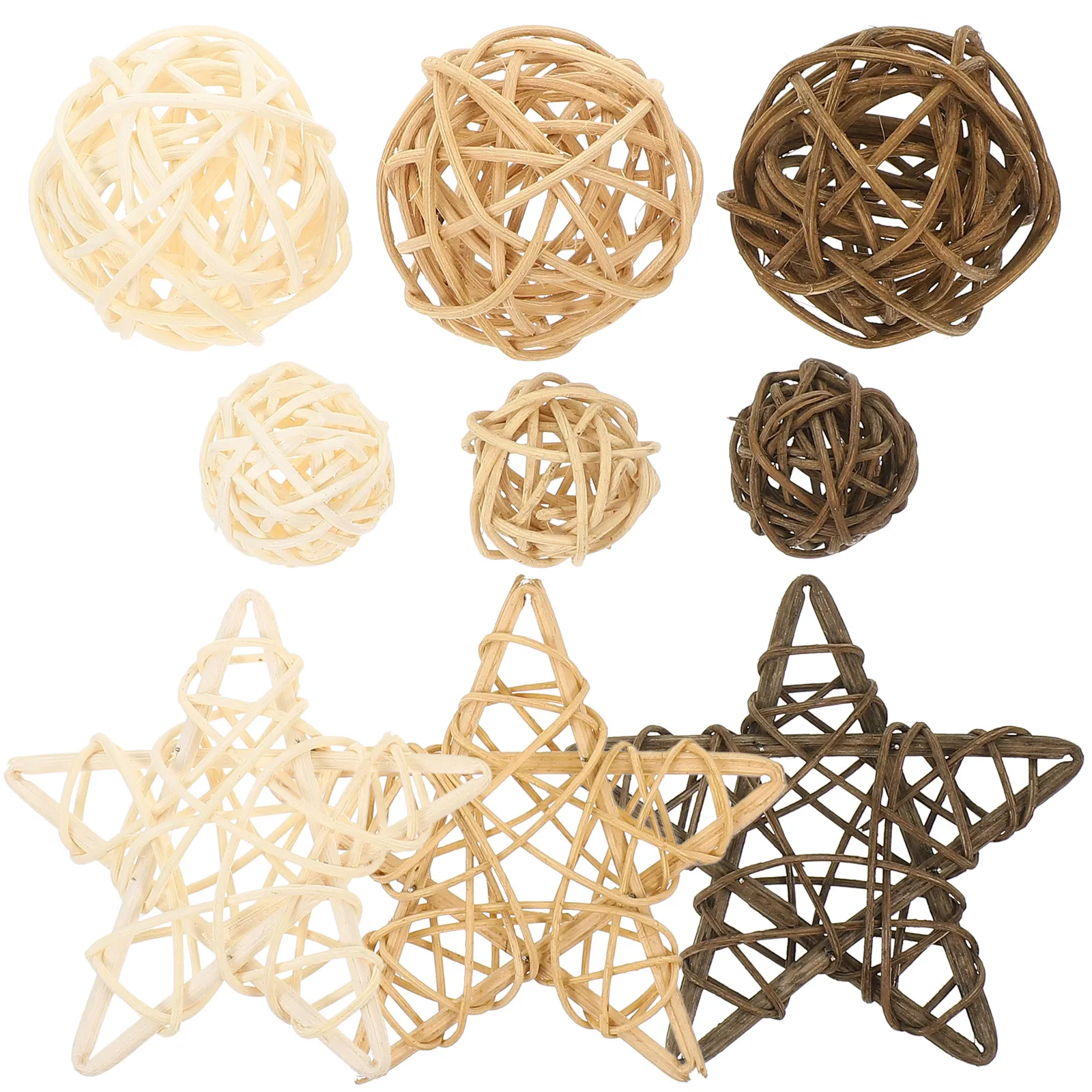 

9 Pcs Photo Props and Accessories Decorative Orbs Christmas Decorations Balls Vase