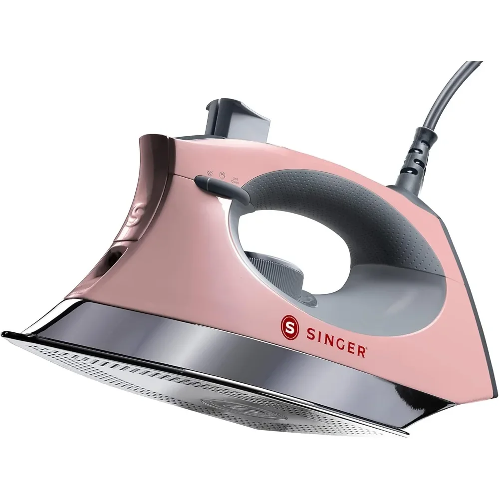 

Pink Steam Craft Iron with On Point Tip, 300ml Tank Capacity, & 1700 Watts,easily iron around buttons, seams, and pleats