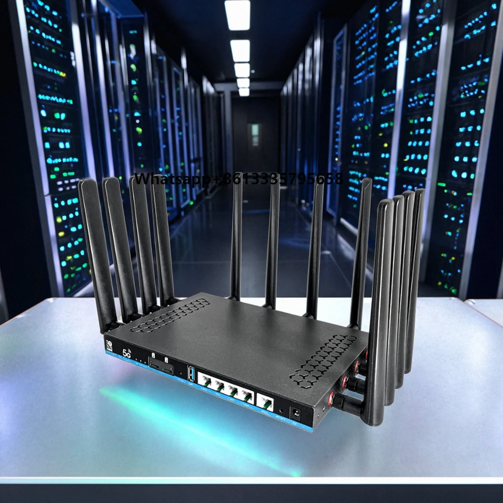 

256 Devices 7200Mbps Routers Wireless Modem 1.8GHz ROHS Certified 512 DDR4 OpenWrt Dual Band Enterprise Wifi 7 5G SIM Router