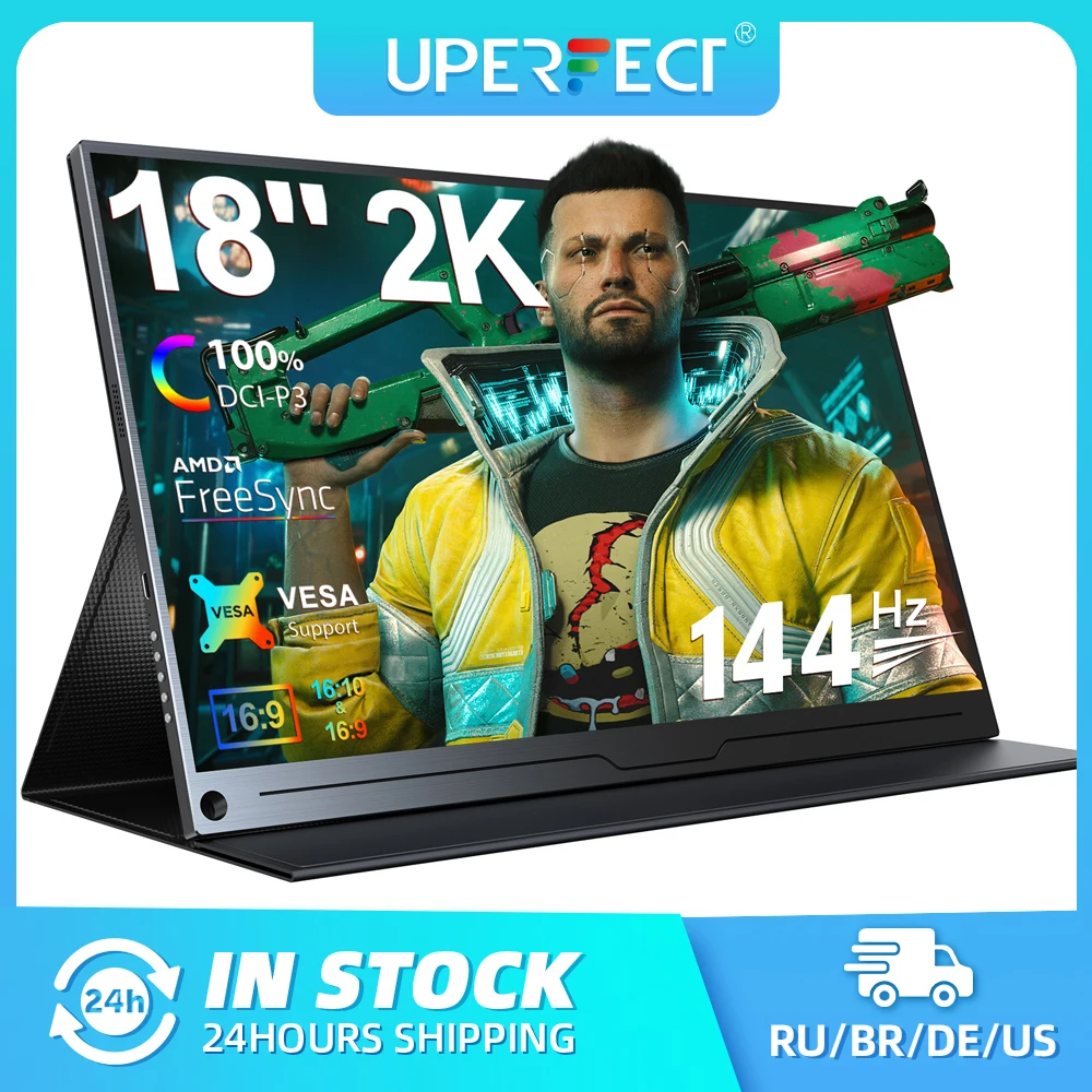 UPERFECT 2K 144Hz Portable Gaming Monitor 18