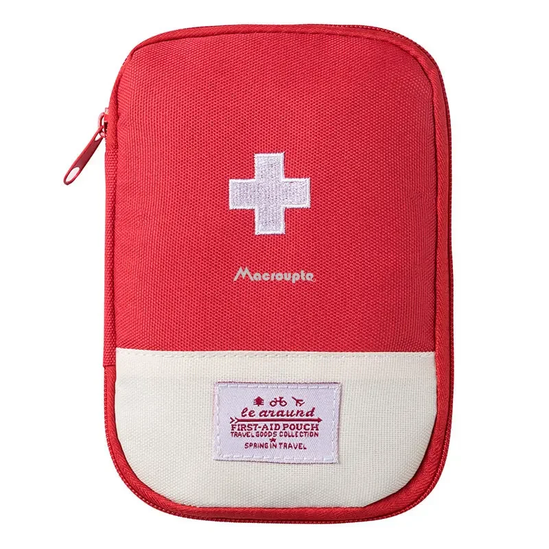 Sac de rangement portable pour médicaments, trousse de premiers soins d'urgence pour camping, trousse de survie à domicile, étui à pilules de voyage en plein air