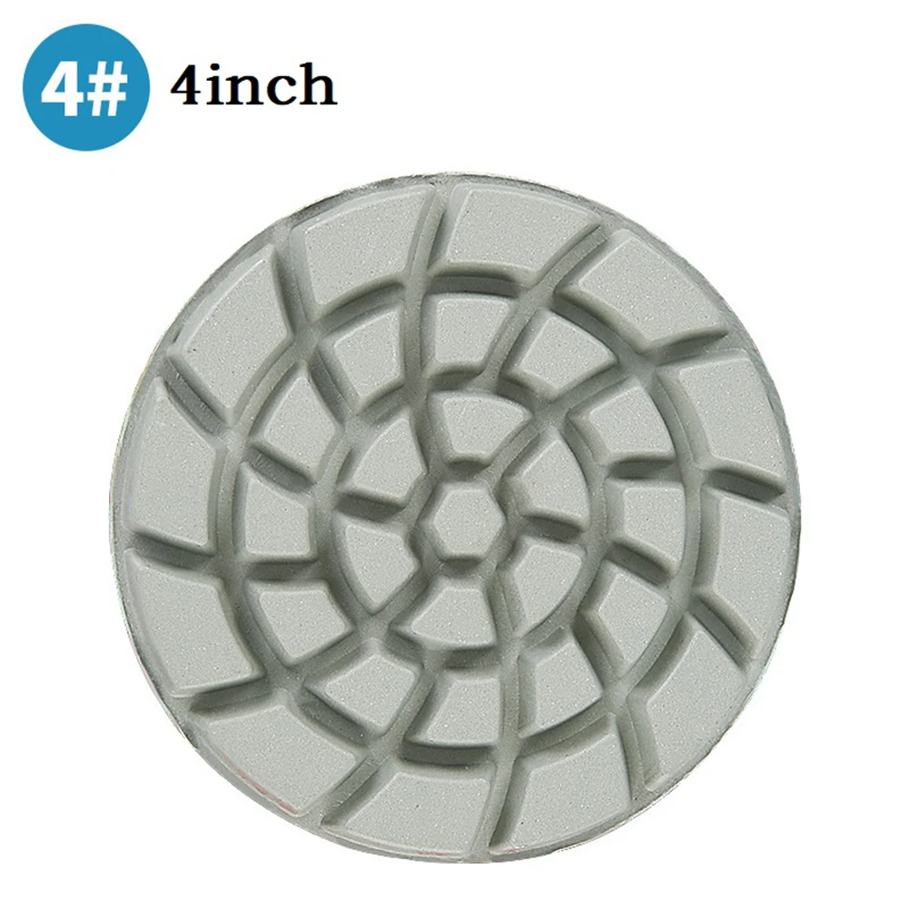 1PC 4 Inch Diamond Polishing Pad Set Granite Marble Concrete Stone Tile Wet Dry For Granite Concrete Marble Stone Tiles