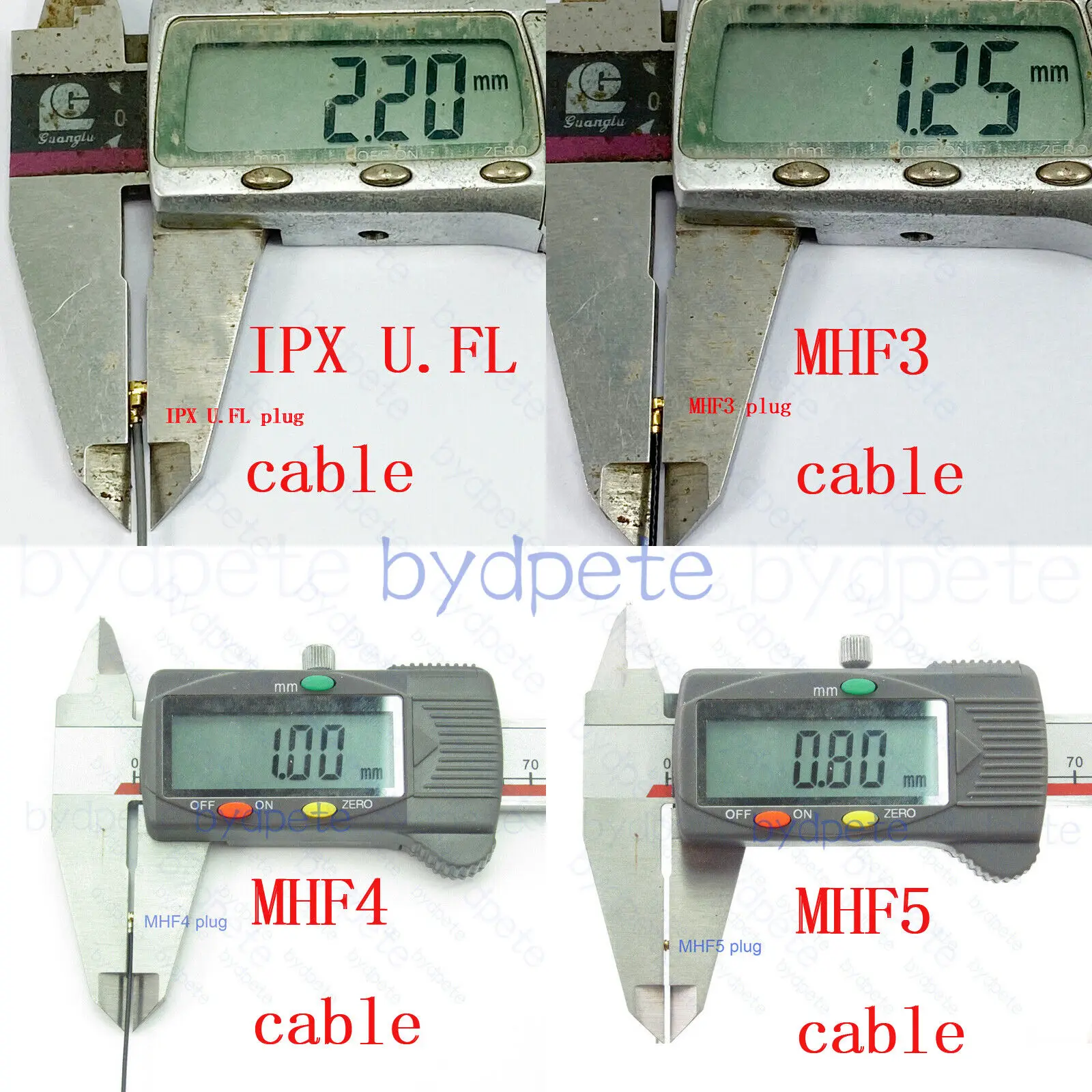 IPX3 MHF III MHF3 Female Pigtail 2G4 2400MHz 2.4GHz 2.4G Antenna 2.45G ANT Fit for ESPRESSIF ESP32-C6-MINI-1U ESP32-S3-MINI-1U