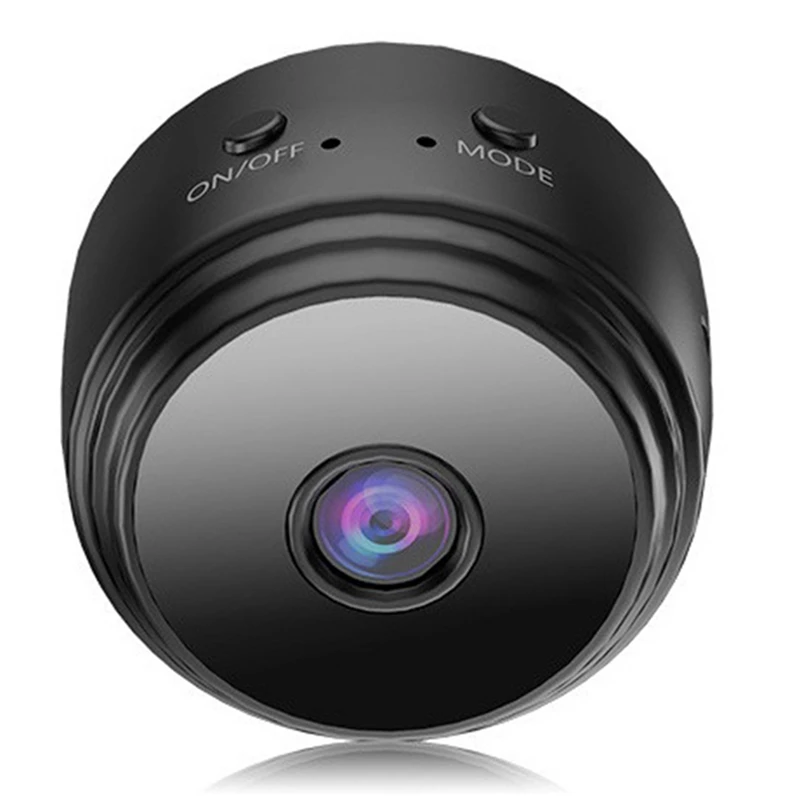 A9 Camera Portable Wireless Camera Home HD Security Camera Outdoor Sports Camera Webcam Black
