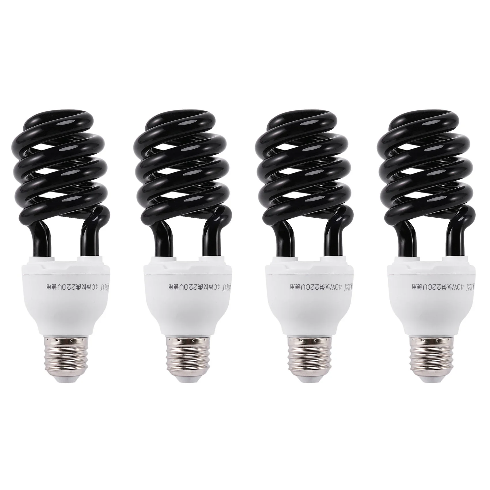 ABWZ-4X E27 40W UV Ultraviolet Fluorescent Blacklight CFL Light Bulb Lamp 220V Shape:Spiral Wattage Voltage:40W 220V