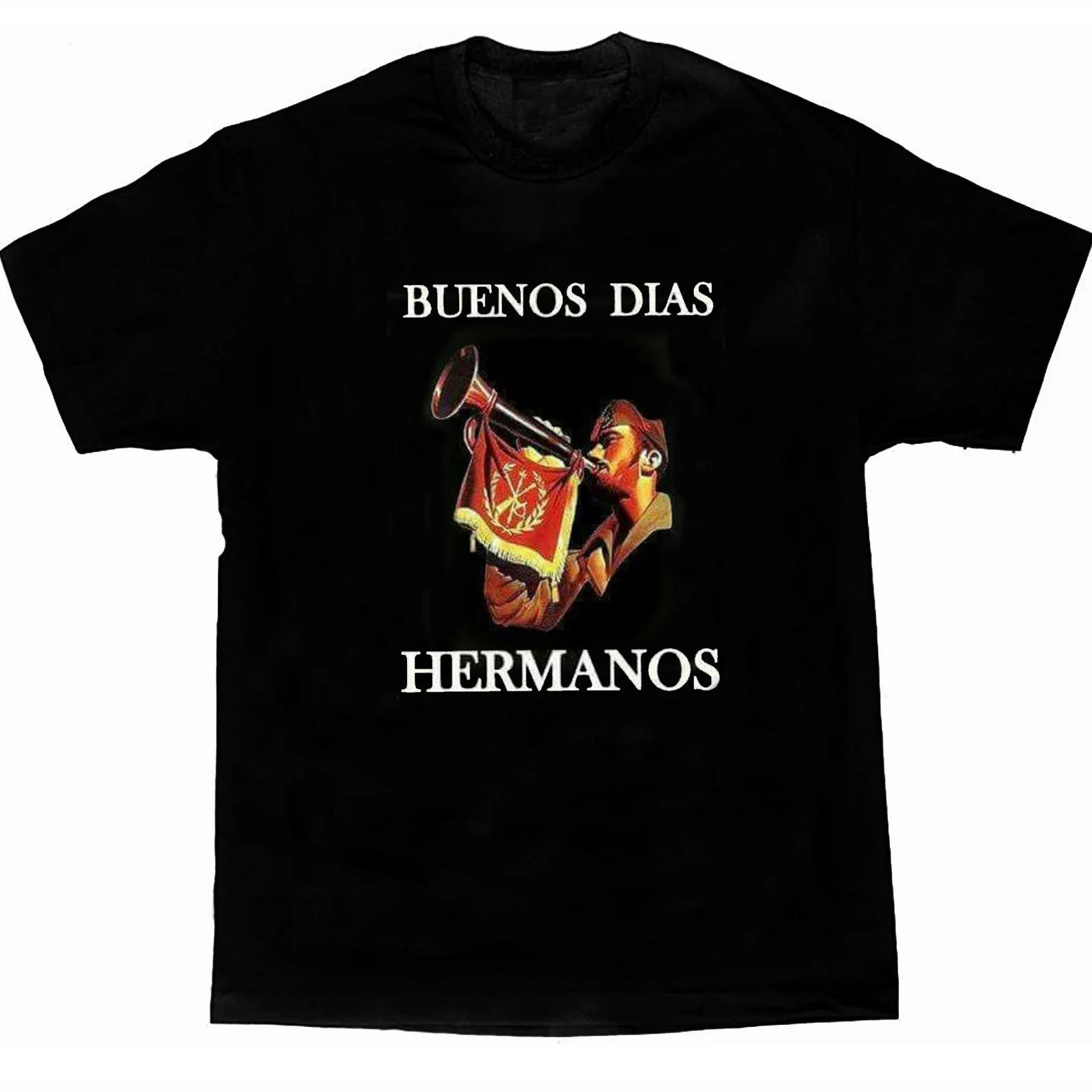 Good Morning, Brothers.Spanish Heritage Spanish Legion T-Shirt Short Sleeve Casual 100% Cotton O-Neck Summer Mens T-shirt