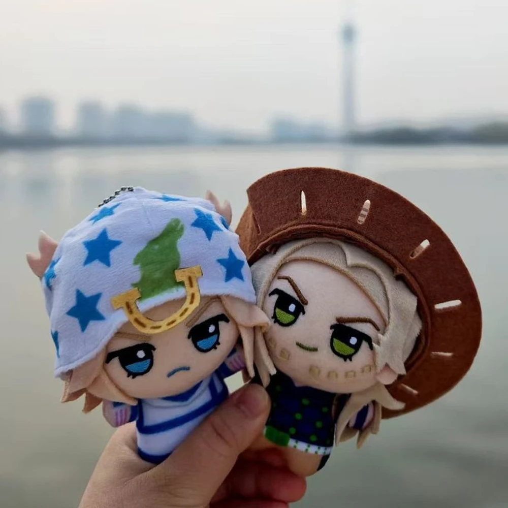 Anime JOJO Steel Ball Run Cosplay Johnny Joestar Gyro Zeppeli Puppe Plüsch Stoffpuppen Raumdekoration Weihnachtsrequisite – Detail 10