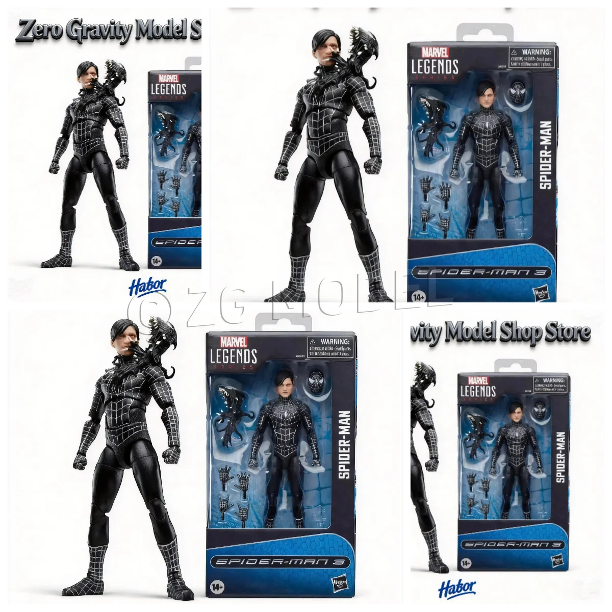 In Stock Hasbro Marvel Legends Series Spider-Man 15cm Spider-Man 3 Action Figure Collection Original Toys Model Ornament Gifts