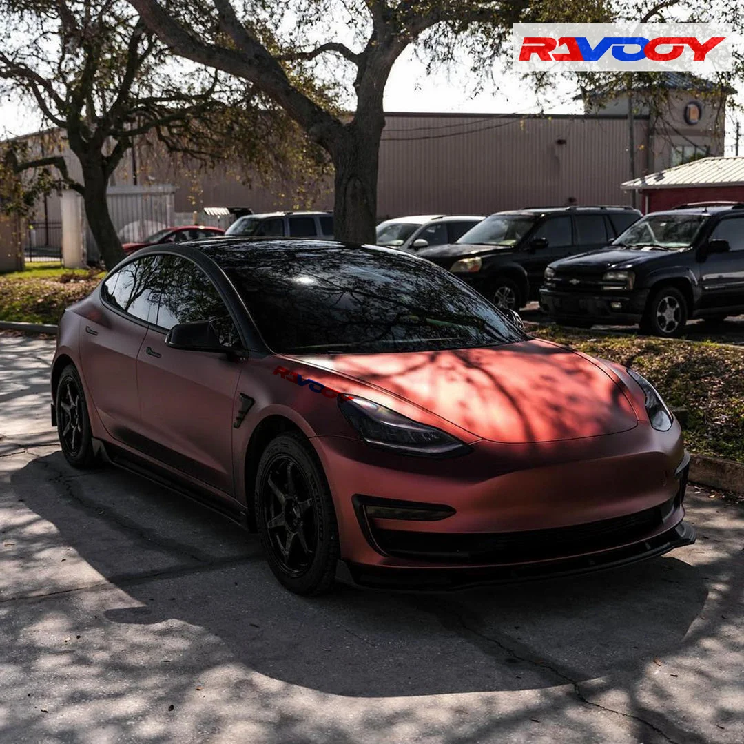 High Quality Silk in Romanee red Vinyl Wrap Film Self-Adhesive Auto Tuning Vinyl Wrap Car & Motorcycle Stickers Durable Foil