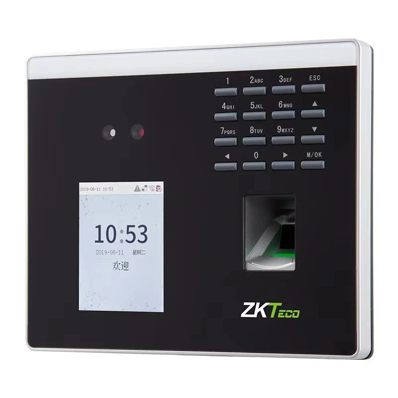 TCP/IP Biometric Fingerprint Facial Recognition Employee Time Attendance Machine Acess Control System