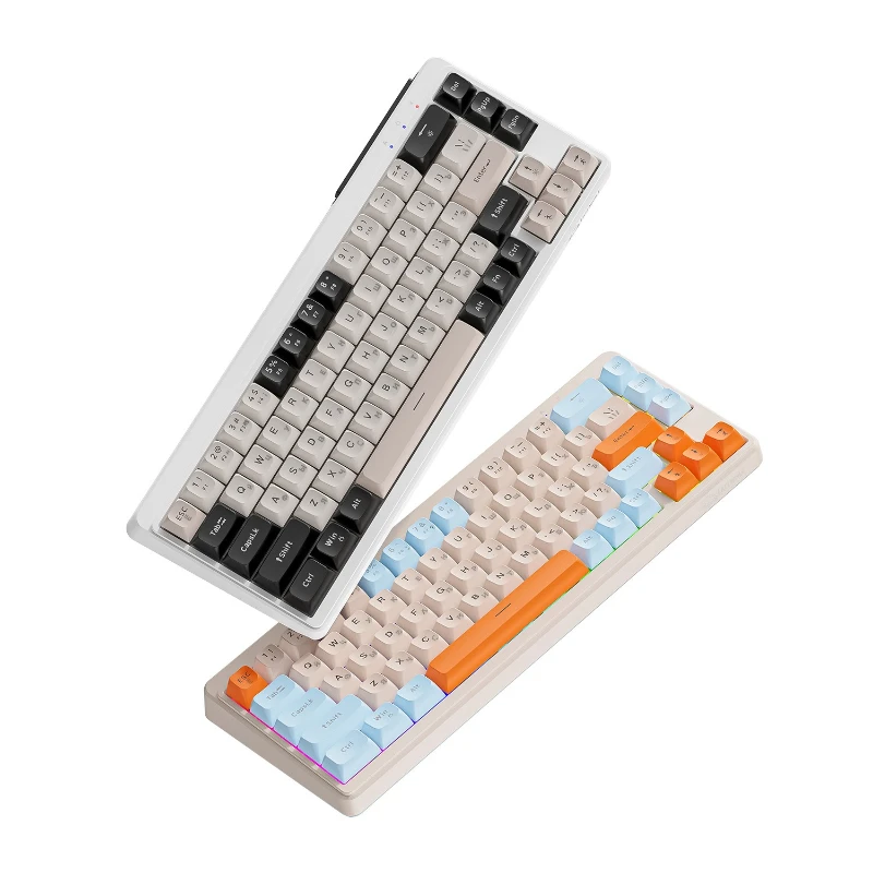 

M68 Russian Wireless Bluetooth Triple Mode Mechanical Feel Russian Keyboard Games Mute Russian