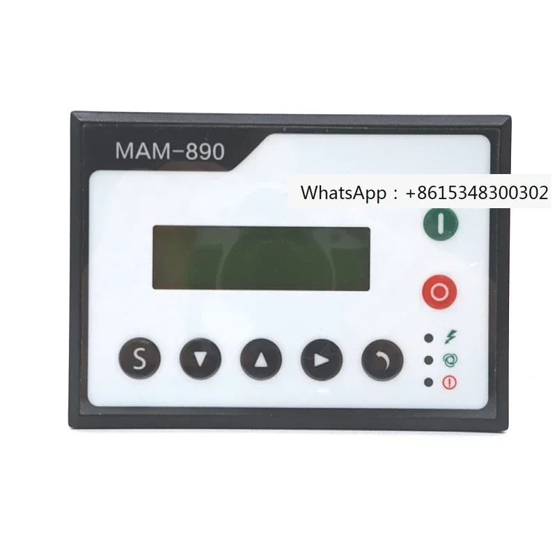 

Интеллектуальный контроллер для воздушного компрессора MAM890, контроллер винтового воздушного компрессора, частота мощности машины 7,5 кВт