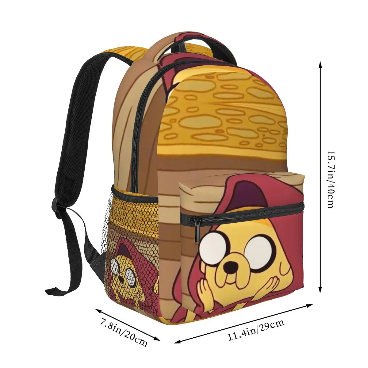 Рюкзаки Adventure Camp-Jake для мальчиков и девочек, сумка для книг, школьные сумки для студентов, рюкзак для ноутбука с героями мультфильмов, сумка на плечо большой вместимости