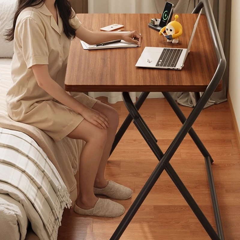 

Складной столик Прикроватный съемный компьютер Спальня Домашний стол Простой студенческий письменный стол Стол