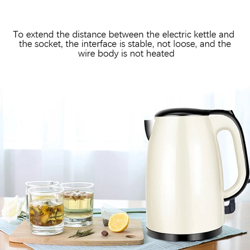 สายไฟต่อขยาย, C14 ถึง C13 ขาล่างข้อศอกประเภทชายกับหญิงสายไฟสําหรับหม้อหุงข้าว, กาต้มน้ําไฟฟ้า