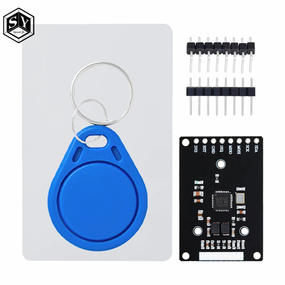 RFID module RC522 mini Kits S50 13.56 Mhz 6cm With Tags SPI Write & Read for arduino uno 2560