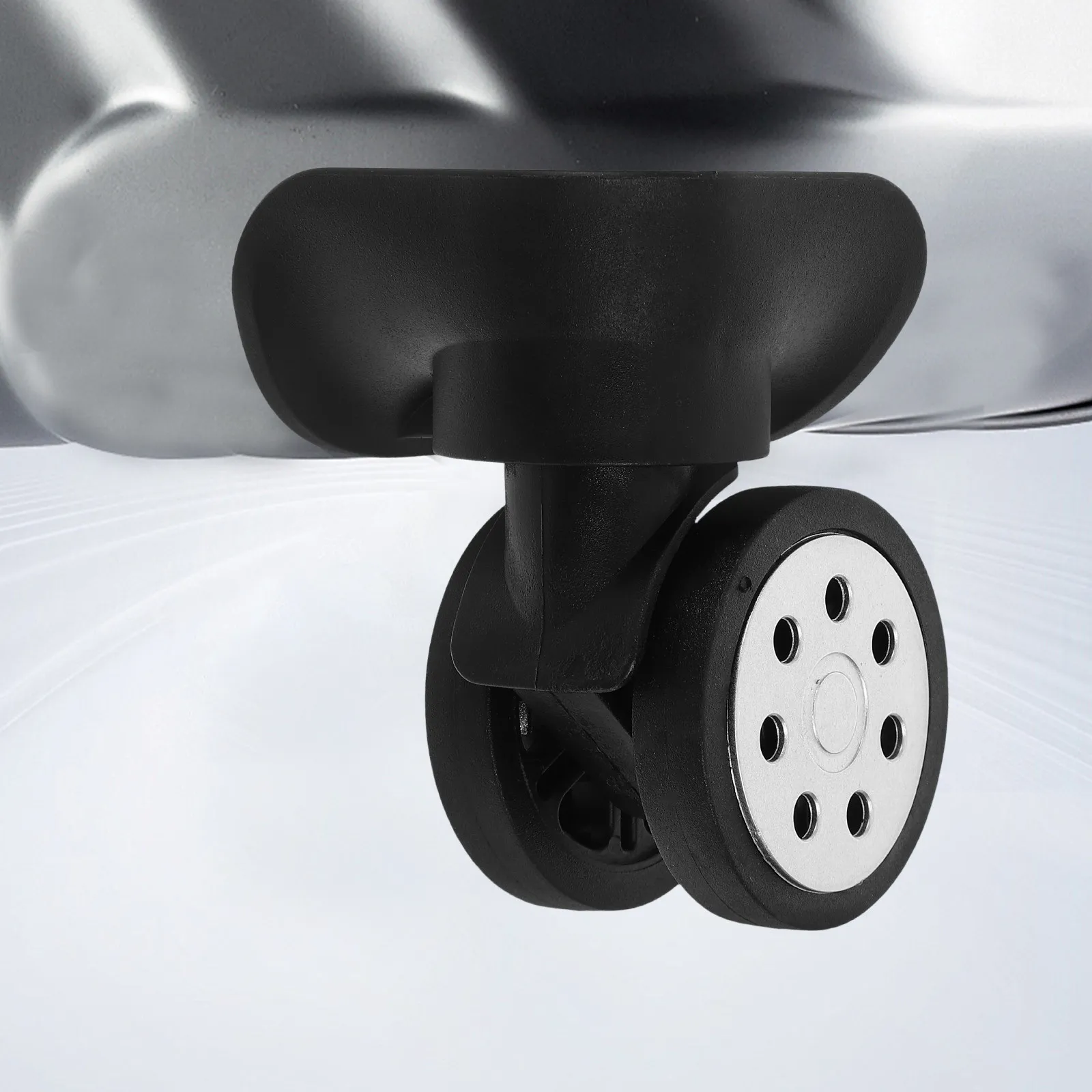 4Pcs Noise-Free Luggage Suitcase Wheels Plastic Swivel Caster Universal Replacement Smooth Rotation Trolley Caster