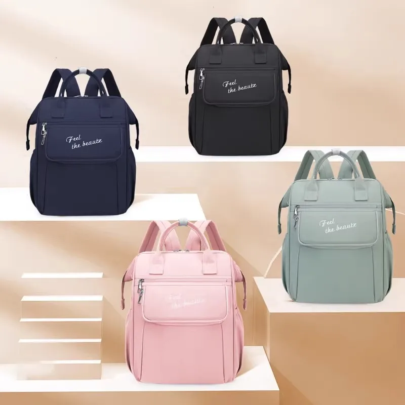 

Nylon lightweight, large-capacity, simple women's backpack, portable multi-functional waterproof and heat-insulating backpack