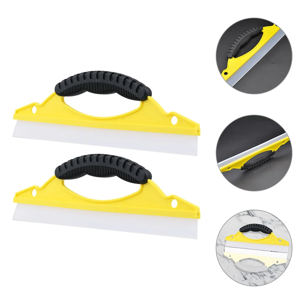 

2 Pcs Window Squeegee with Handle for Cleaning Wiper Cleanser Car Windows Shower Door