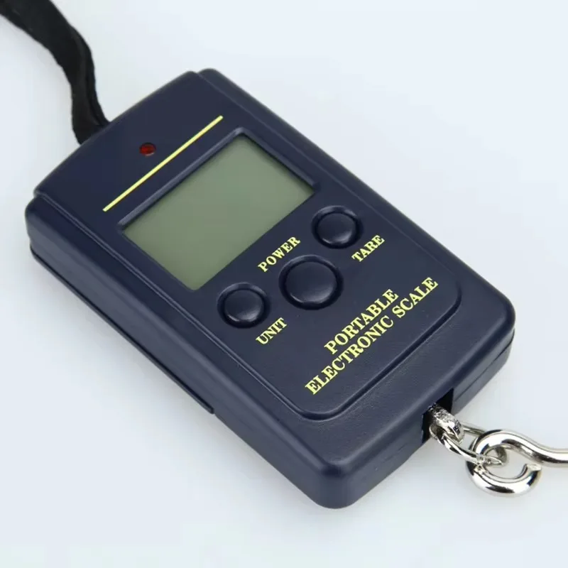Mini Fishing Luggage Travelling Hanging Hook 40kg Digital Electronic Scale Without Backlight Bubble Bags Kitchen Weighing Tools