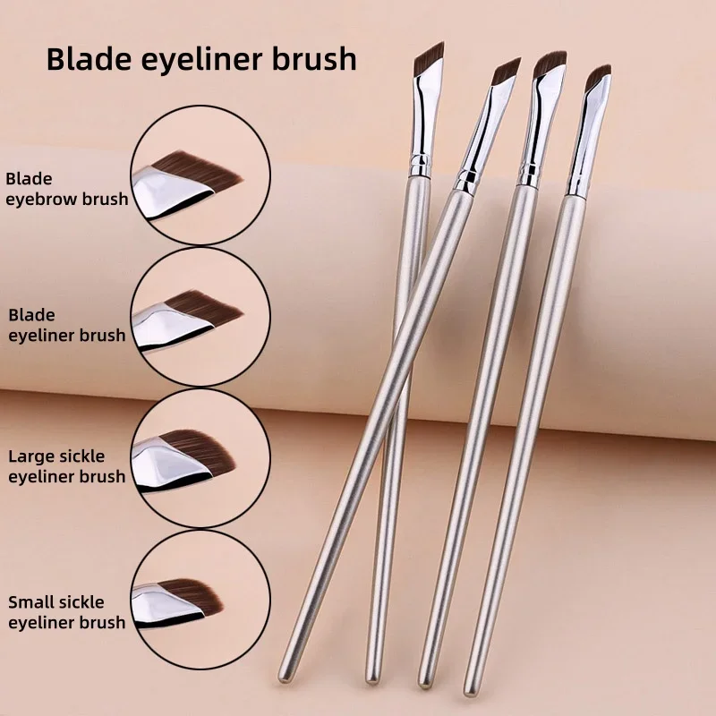 Slanted head Eyebrow Brush Ultrathin Makeup Brushes Eyeliner Brush Thin Eye Liner Brow Contour Concealer Beauty Brush Tool