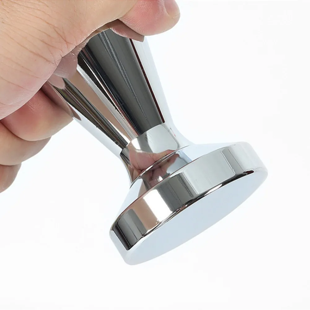 51mm Coffee Tamper Made of 304 Stainless Steel with Flat Base for Uniform Compression and Improved Espresso Shot Consistency