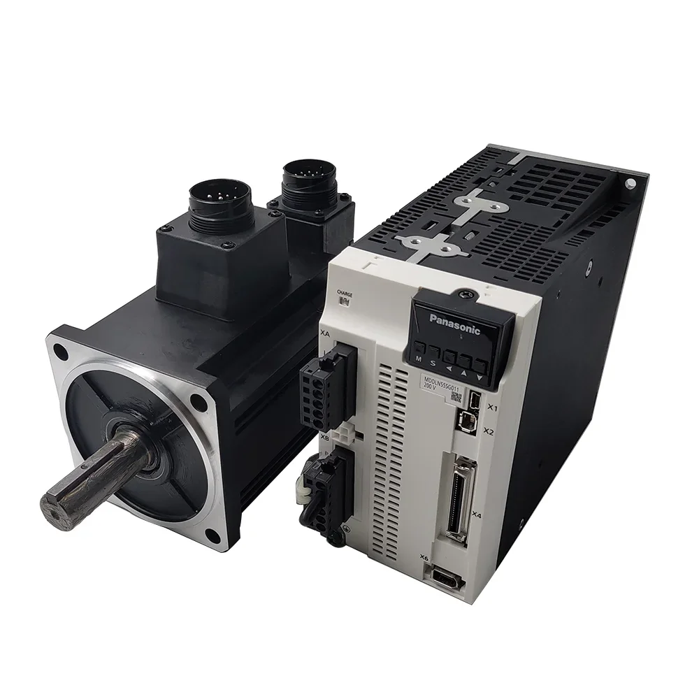 

Exempt from postageMINAS Series Moter Three-phase 1.5kw Electric Servo Motor Kits MDMF152L1H6M+MDDLT55SF Driver