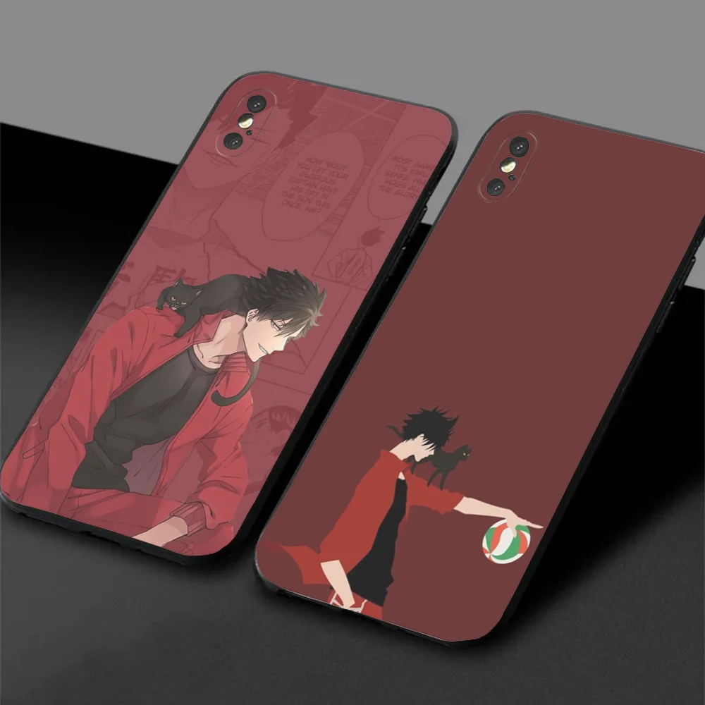 

Tetsuro Kuroo Anime Phone Case For Samsung S24,23,22,30,21,10,9,Ultra,Plus,Lite,FE,5G Black Soft Case