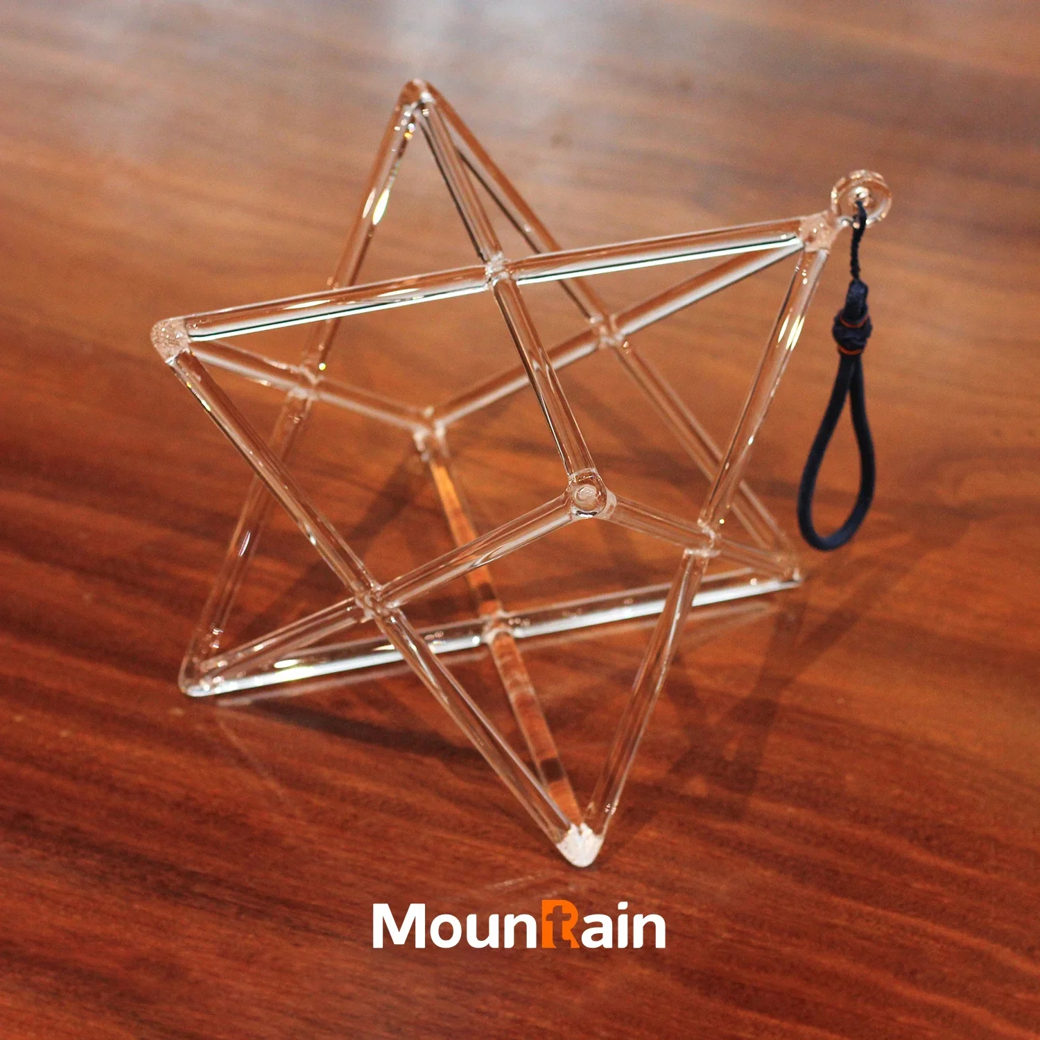 YUN QI QING YIN 5-9Inch Transparent Color Clear Quartz Merkaba Singing Pyramid Sound Healing Instrument For Meditation Chakra