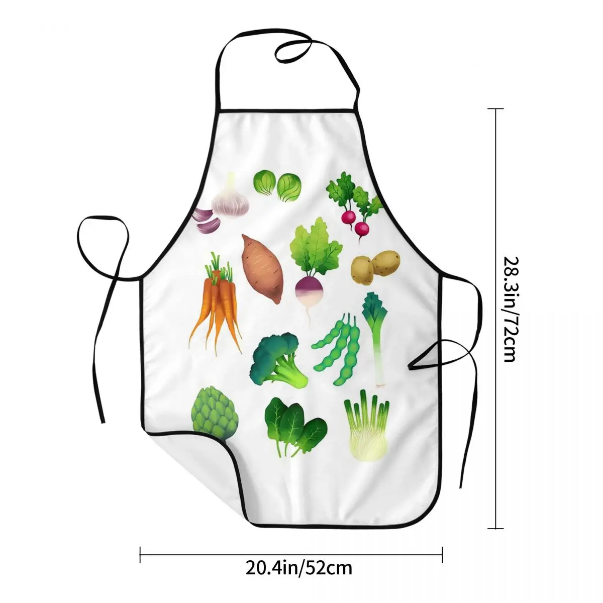 Farmers Market Apron Chef Cooking Baking Tablier Waterproof Bib Kitchen Cleaning Pinafore for Women Men Painting