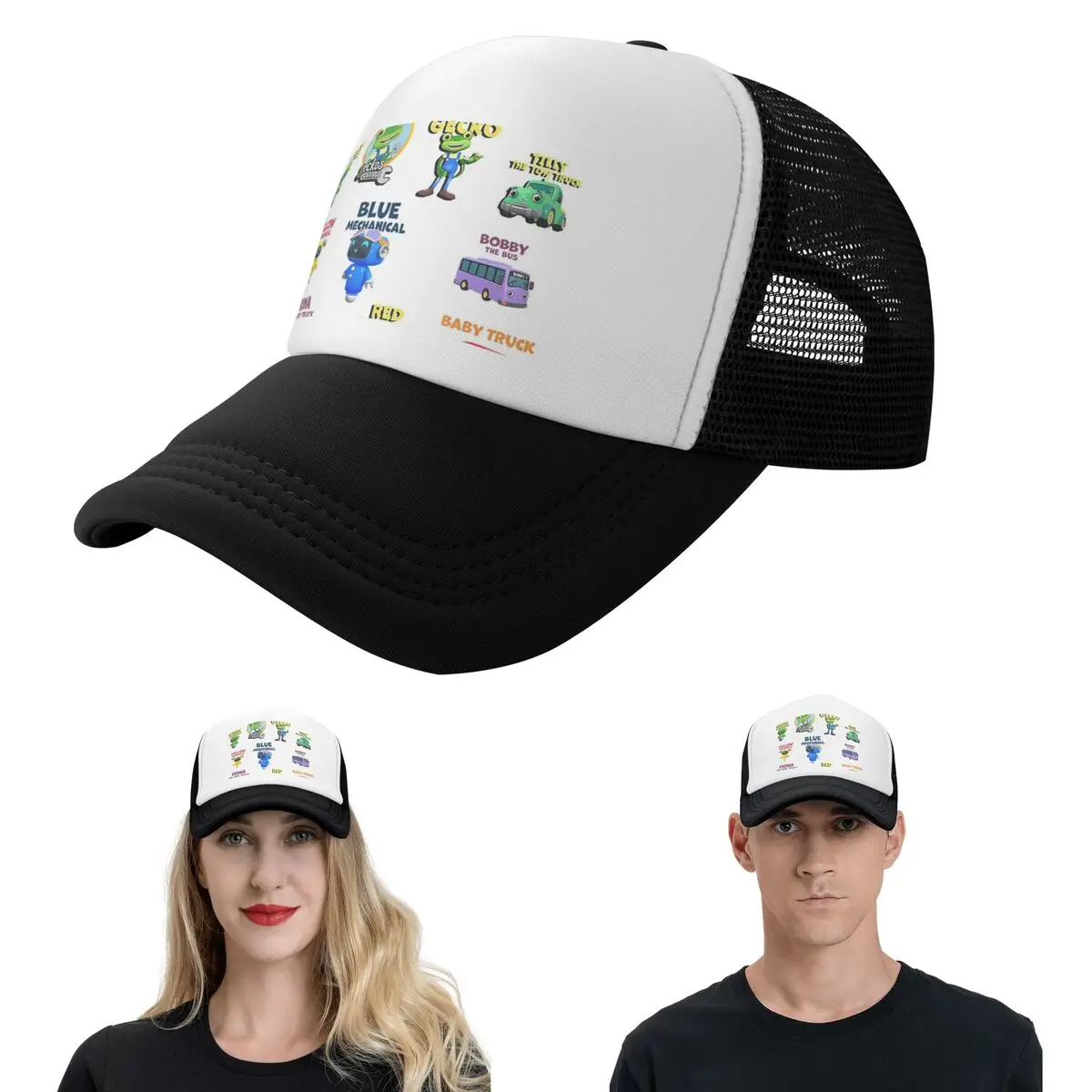 Garage Geckos Pack 13 GECKO FOR Garage Geckos Cap Fashion Mesh Baseball Caps Adjustable Hat Hip Hop Summer Unisex Baseball Hats