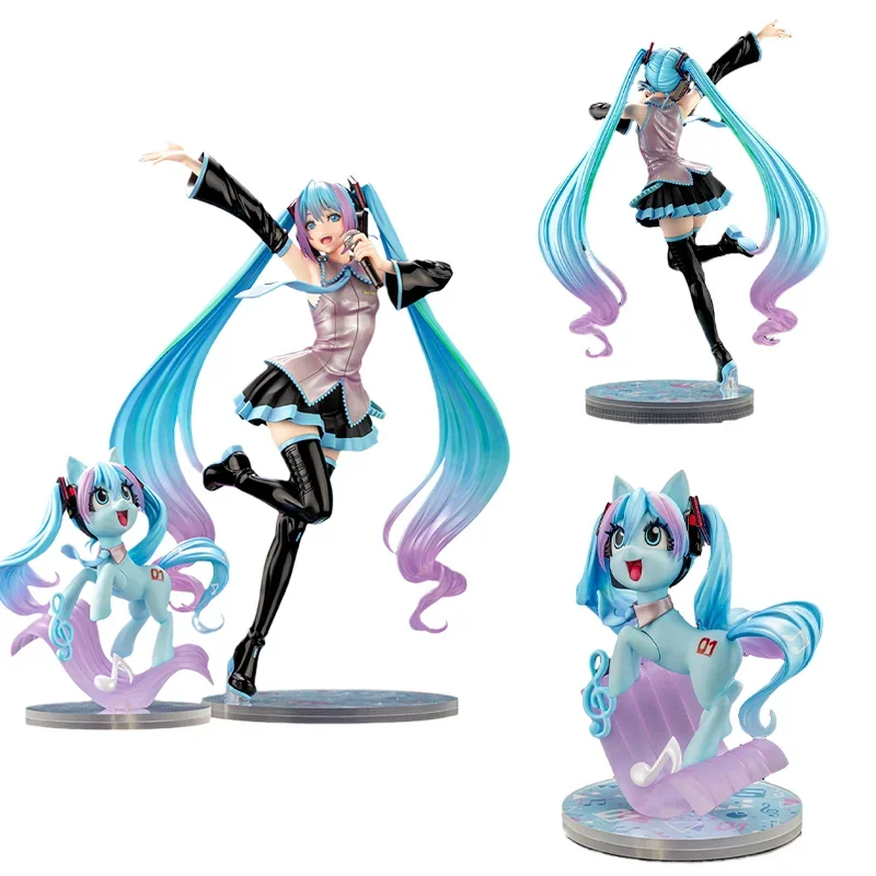 Original Anime Figure SV321 My Little Pony Hatsune Miku Action Figure Toys for Kids Gift Collectible Model Beautiful Girl Dolls